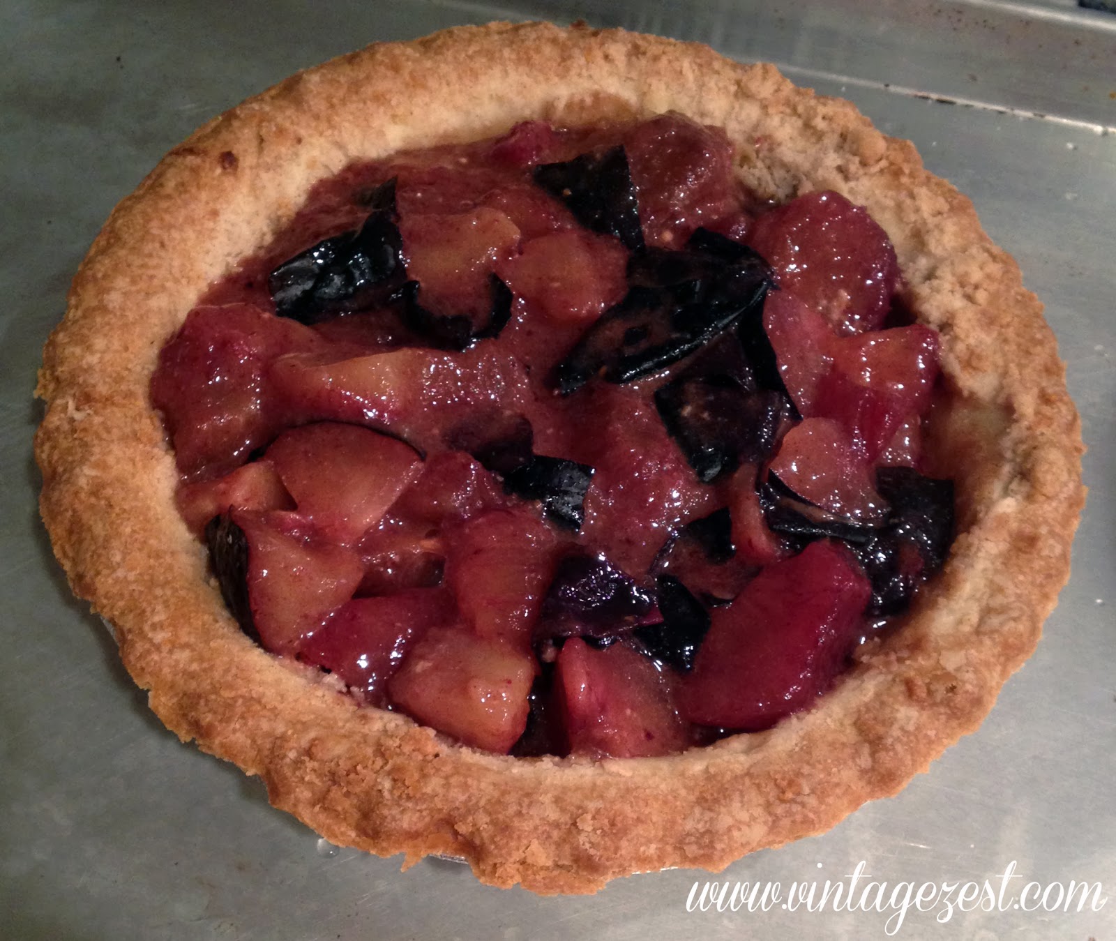 Peach Crumble & Plum Pie! Diane's Vintage Zest!