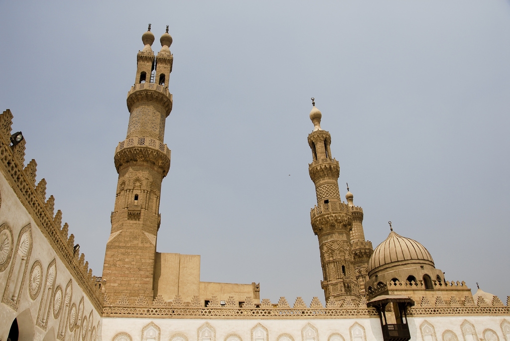 اروع مساجد العالم Al+Azhar+Mosque+in+Cairo+-+Egypt