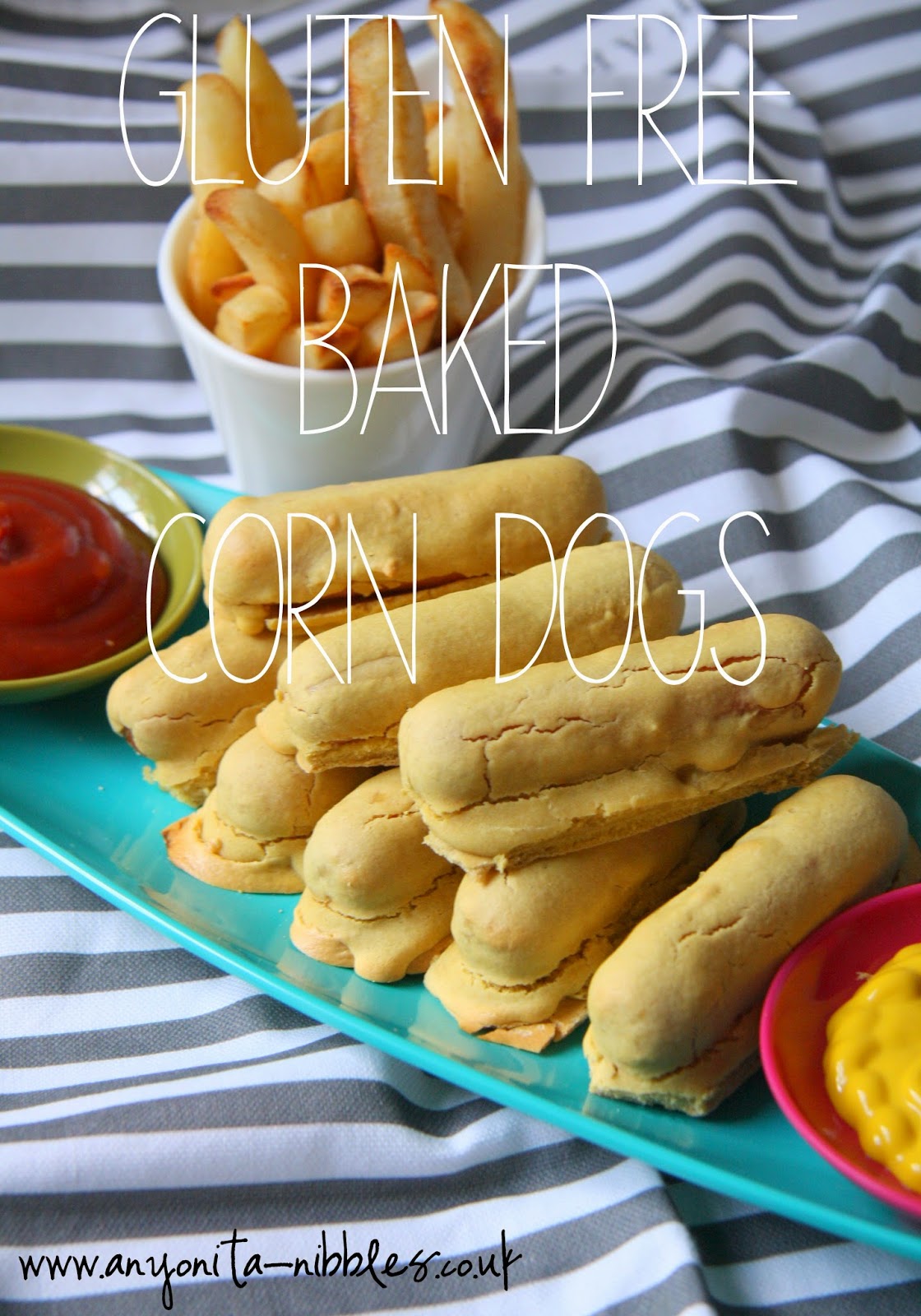 Anyonita Nibbles GlutenFree Recipes Gluten Free Baked Corn Dogs