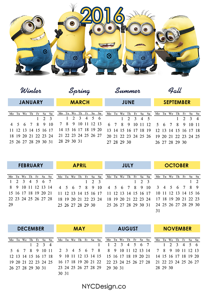 seasons calendar