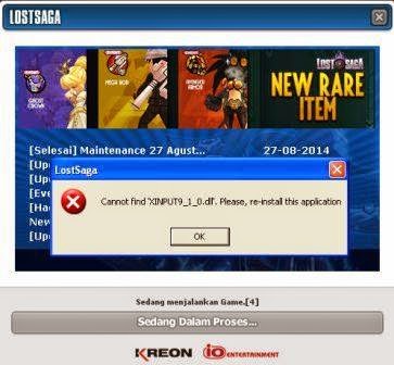 Error Lost Saga Tidak Bisa Login Error Lost Saga Tidak Bisa Login
