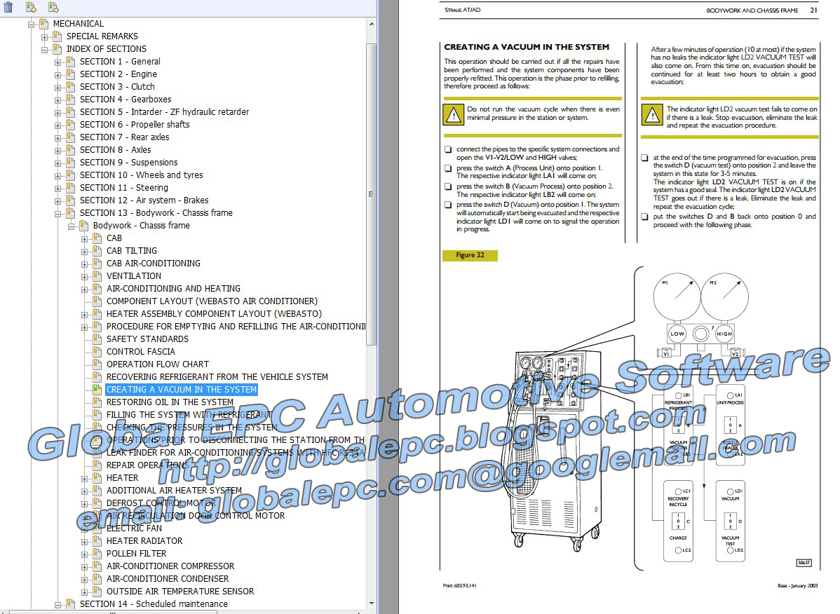 Automotive Repair Manuals  Iveco Stralis Repair Manual