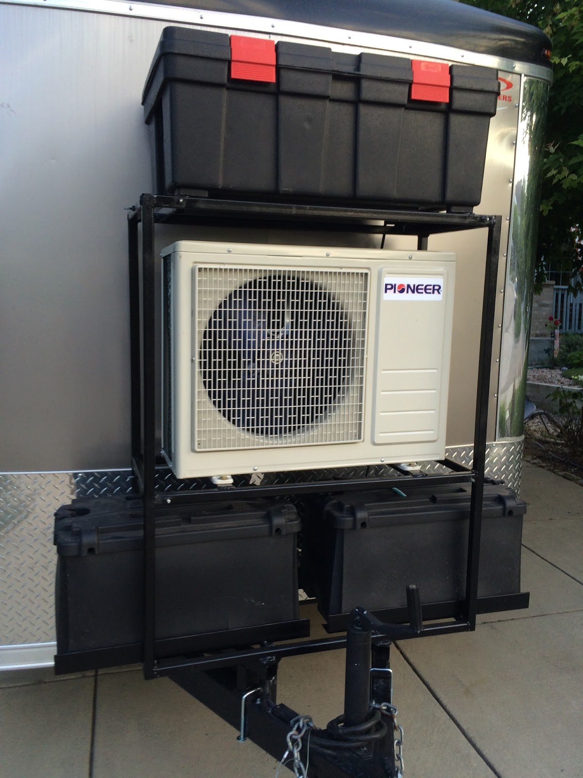 The GearBox RV Project Mounting the HVAC and electrical system on the