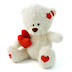 Cute Lovely sweetest White Teddy -Can I hug u maah sweet teddy ?
