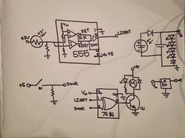 Circuit Schematic for Chicken Feeder Controller