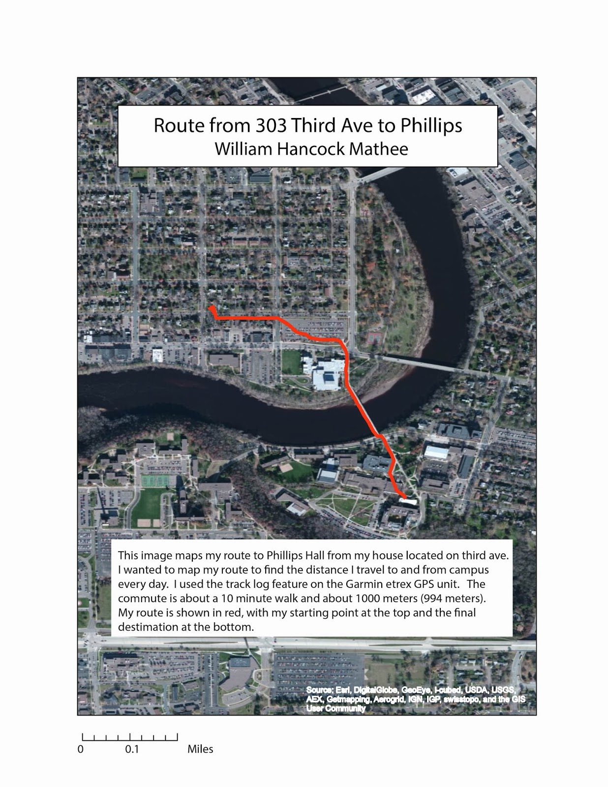 i used a thick red line to map the track from my house to campus to make it stand out creating the proper visual hierarchy and figure ground appearance i used a thick red line to map the track from my house to campus to make it stand out creating the proper visual hierarchy and figure ground appearance