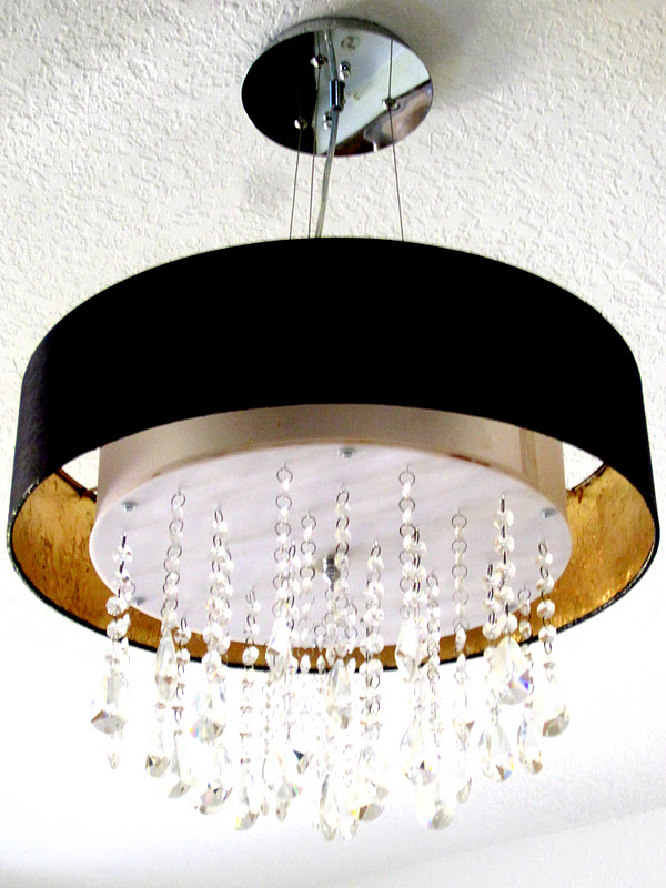 The Cuban In My Coffee DIY Gilded Gold Pendant Light, Black And Gold