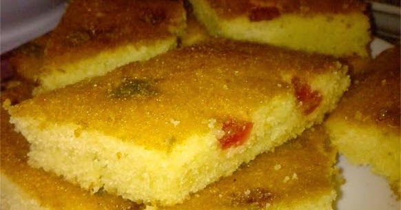 شهيوات بشرى المغربية بسبوسة رائعة بالفواكه المعسلة