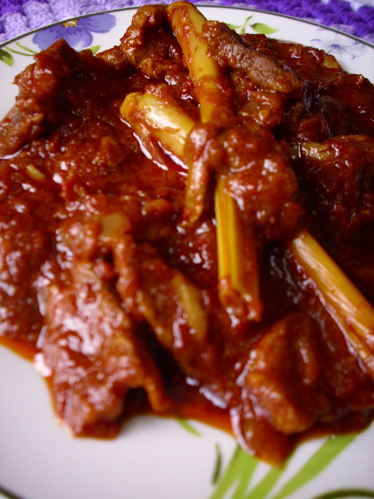 DIARI DIELA Daging Masak Sambal Serai