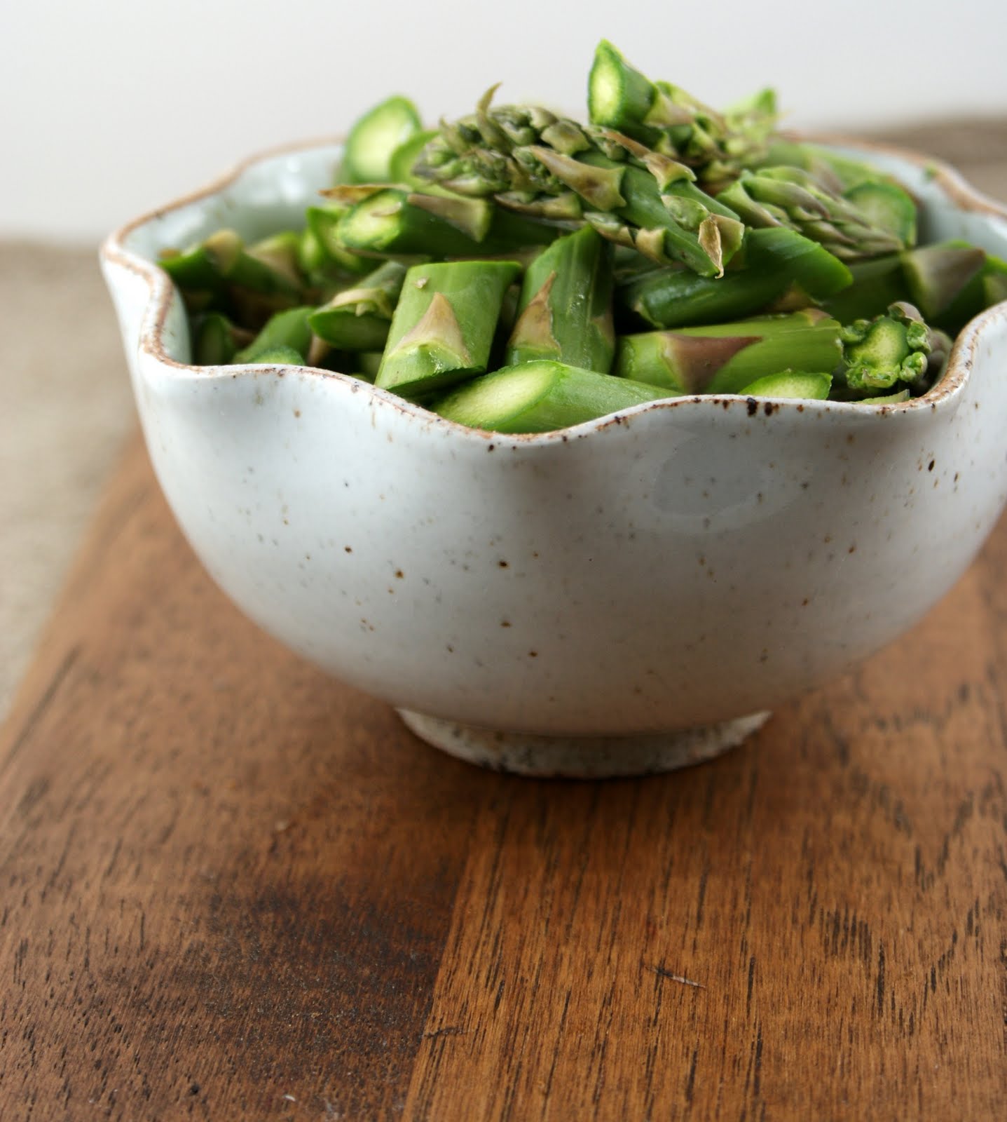 Authentic Suburban Gourmet English Pea and Asparagus Couscous Risotto