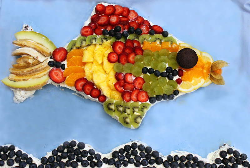 Fruity fish cake