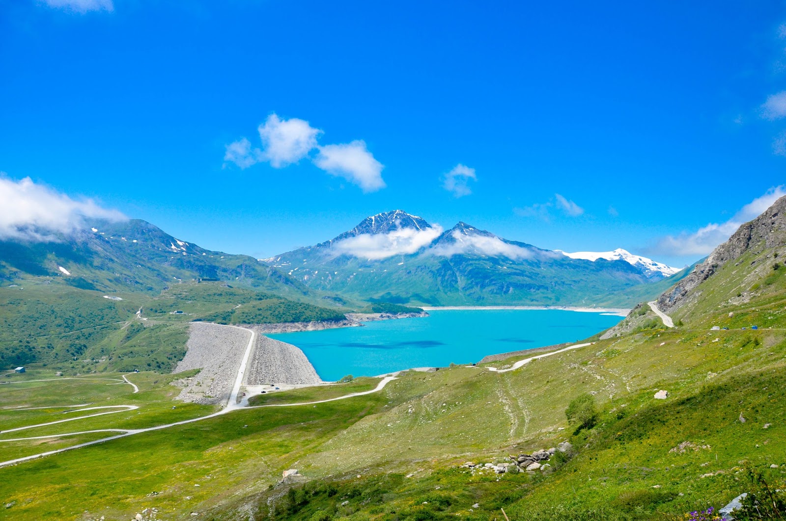An Alpine view, Italian-French border