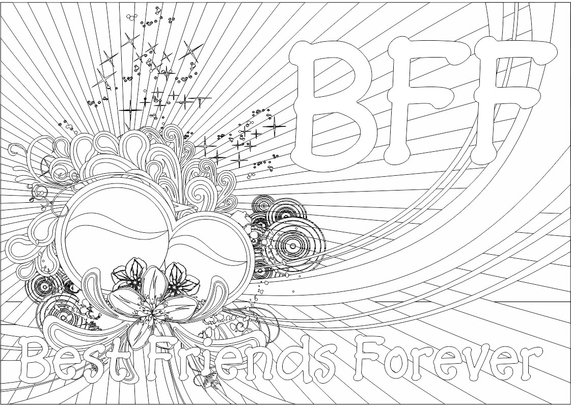 ColorMeCrazy.org: New!! BFF Coloring Pages