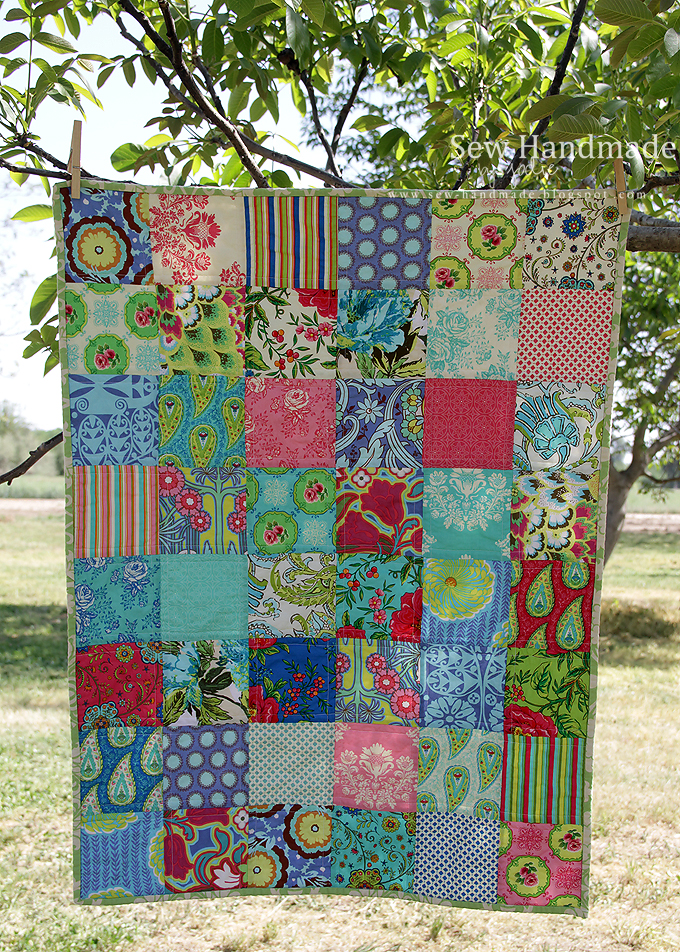 Sew Handmade Baby Girl Patchwork Quilt