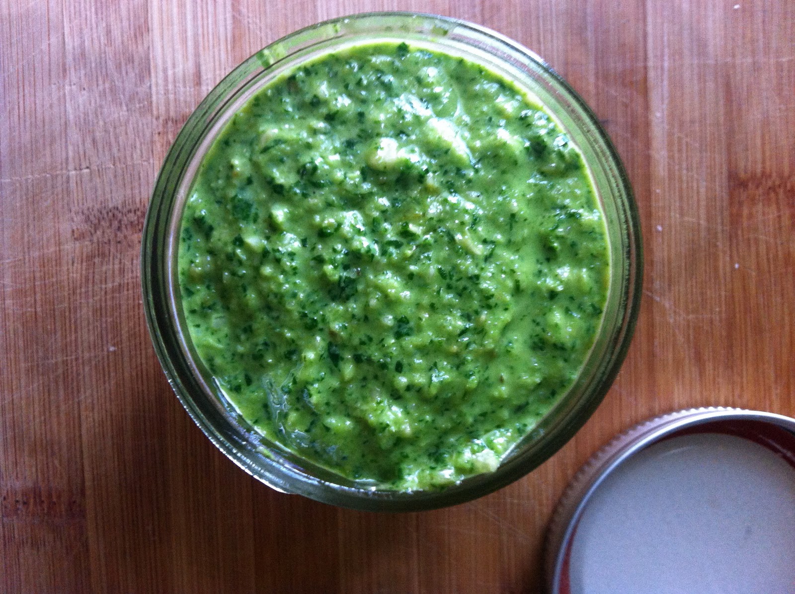 Slow Club Cookery. Vegan Radish Greens Pesto