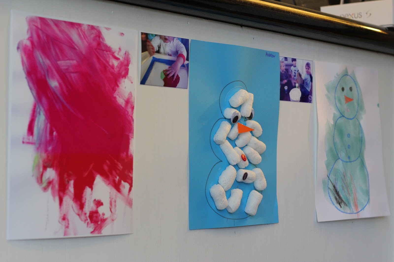 Toddler Approved! Crayon Resist Snowman