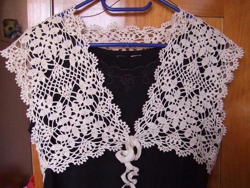 Bolero. Free Knitting Pattern and free
 Crochet Pattern. Knitting