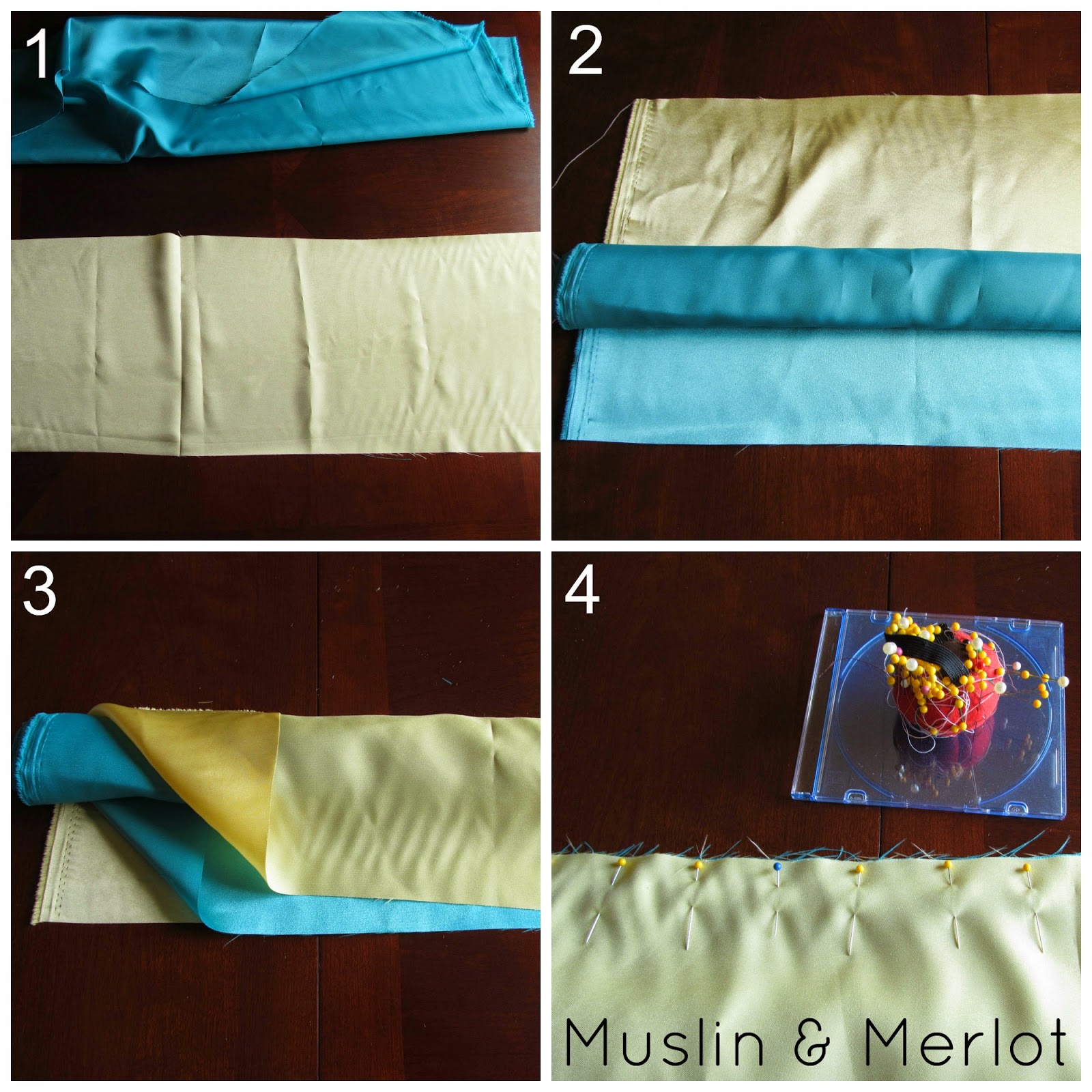Satin Pillowcase Tutorial Muslin and Merlot