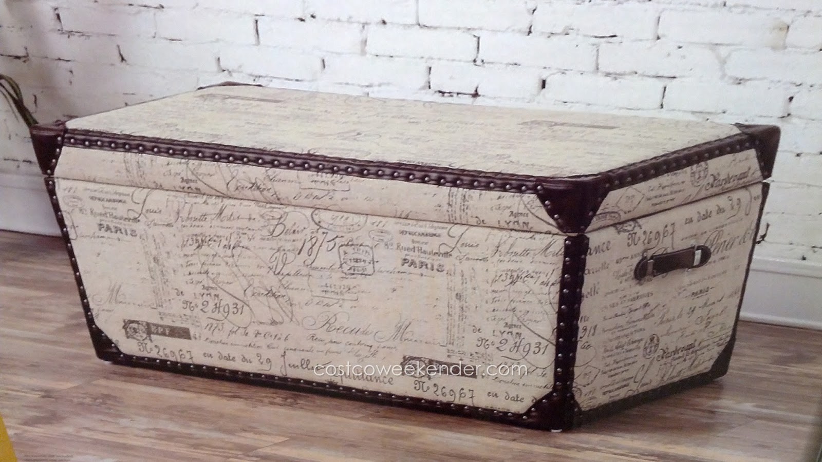 Bainbridge Home Avril Fabric Storage Trunk Costco Weekender