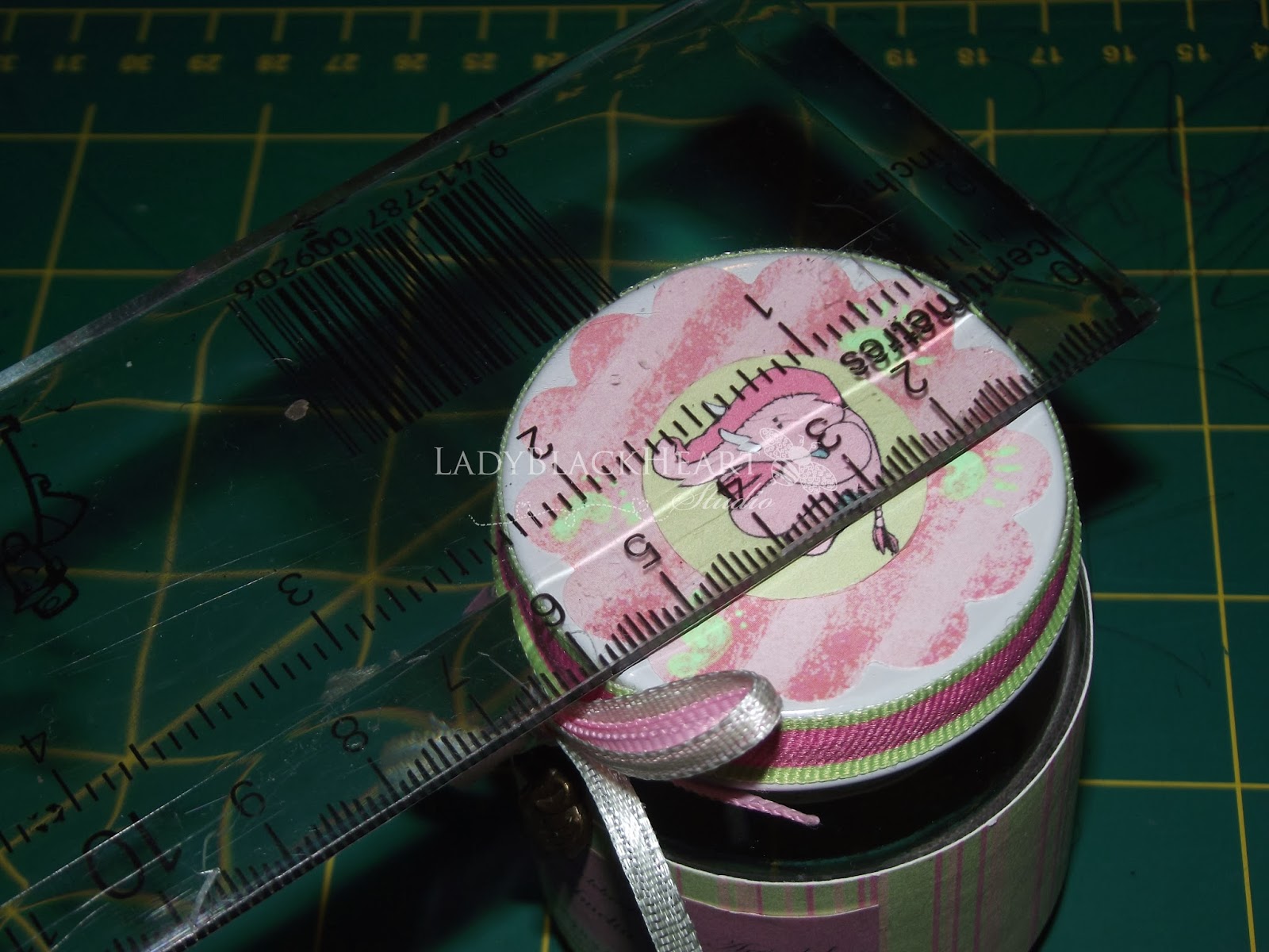 LadyBlackHeart Studio DIY Baby Shower Keepsake Frame Shadow Box