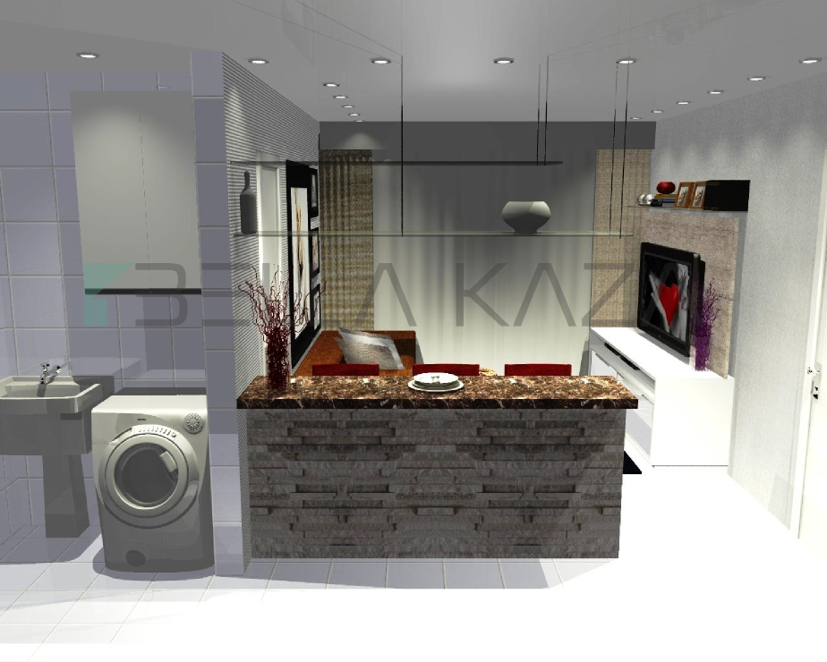 cozinha americana alto padrão