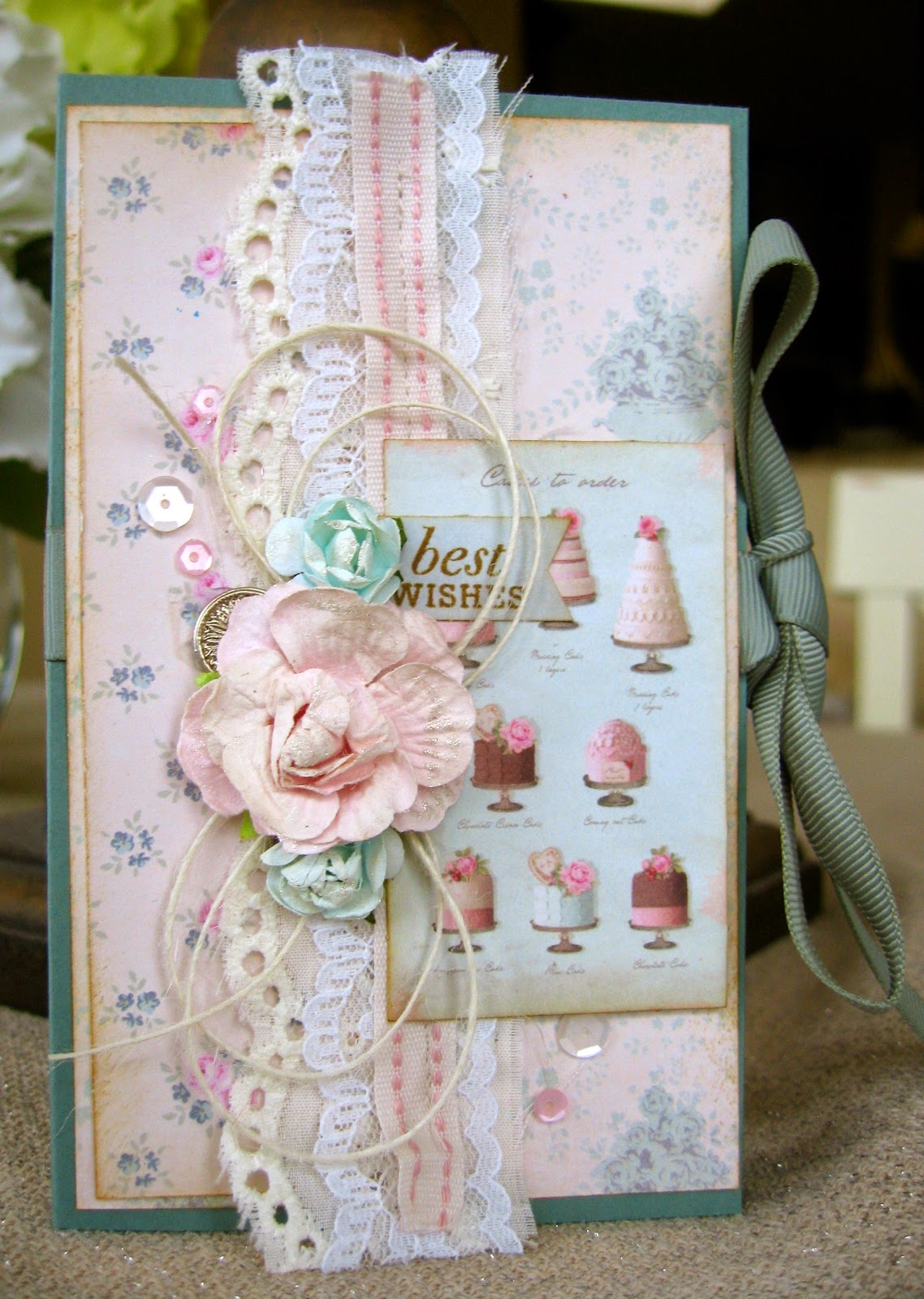 Designs by Sharon Cake cardgift box