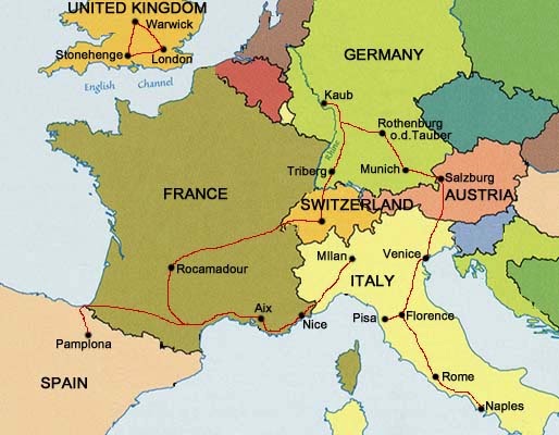 trip route