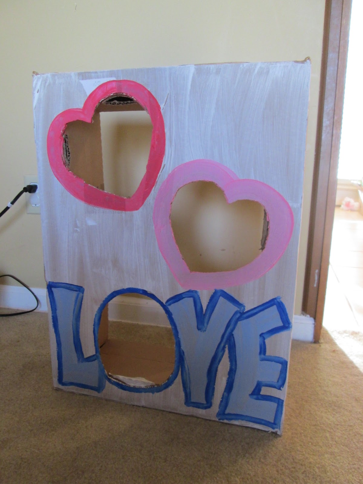 walk in the sunshine Valentine's Day Party Bean Bag Toss