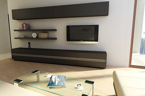 LCD TV Modern Cabinets Designs