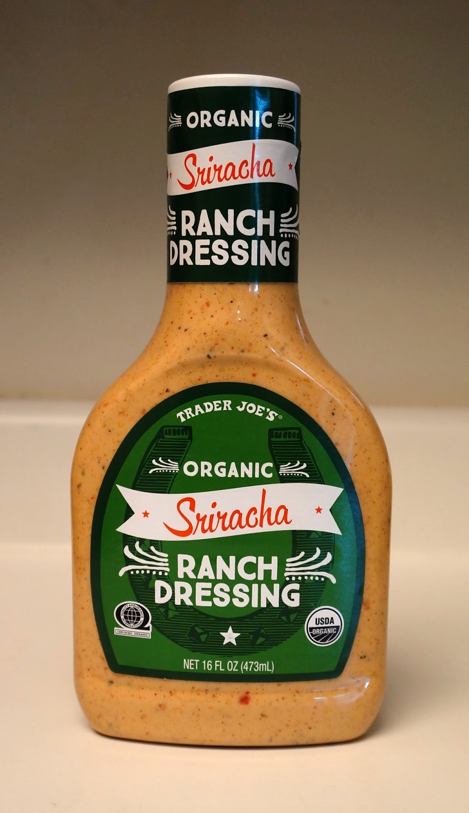 Exploring Trader Joe's Trader Joe's Organic Sriracha Ranch Dressing