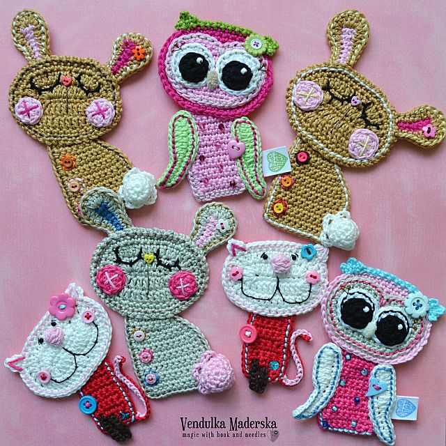 Some new appliques Magic with hook and needles