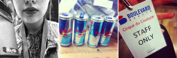 redbull staff blogger models fashionshow
