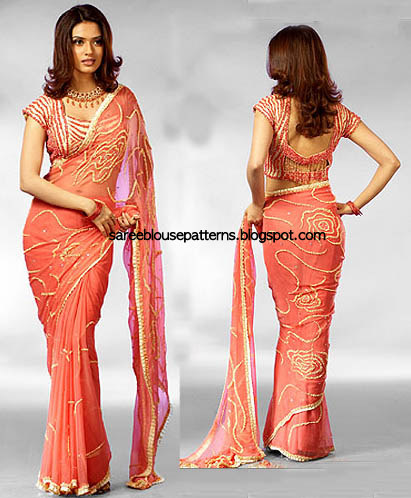 back designs for saree blouses. neck designs for saree blouses