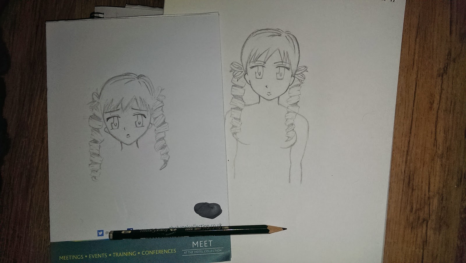 Initial character sketches