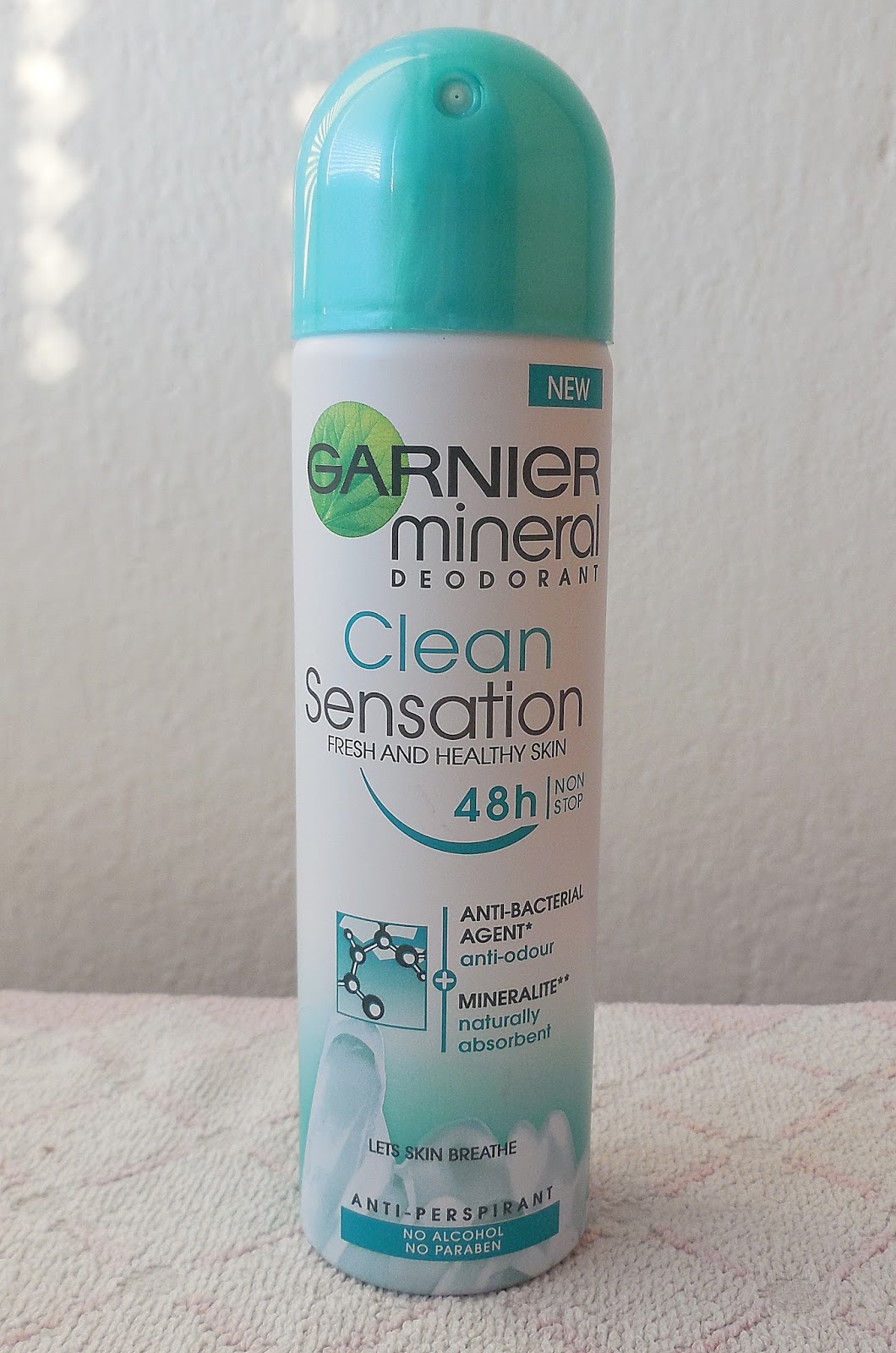 Antiperspirant Clean Sensation od Garnier ) kosmetikarecenzeblog