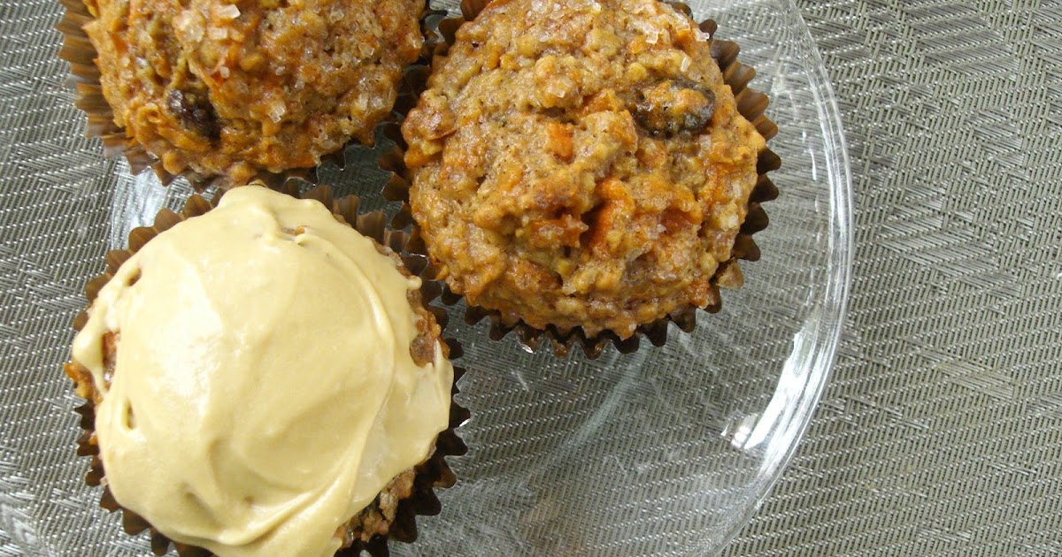 veggies on my plate CarrotCake Muffins with Molasses Buttercream