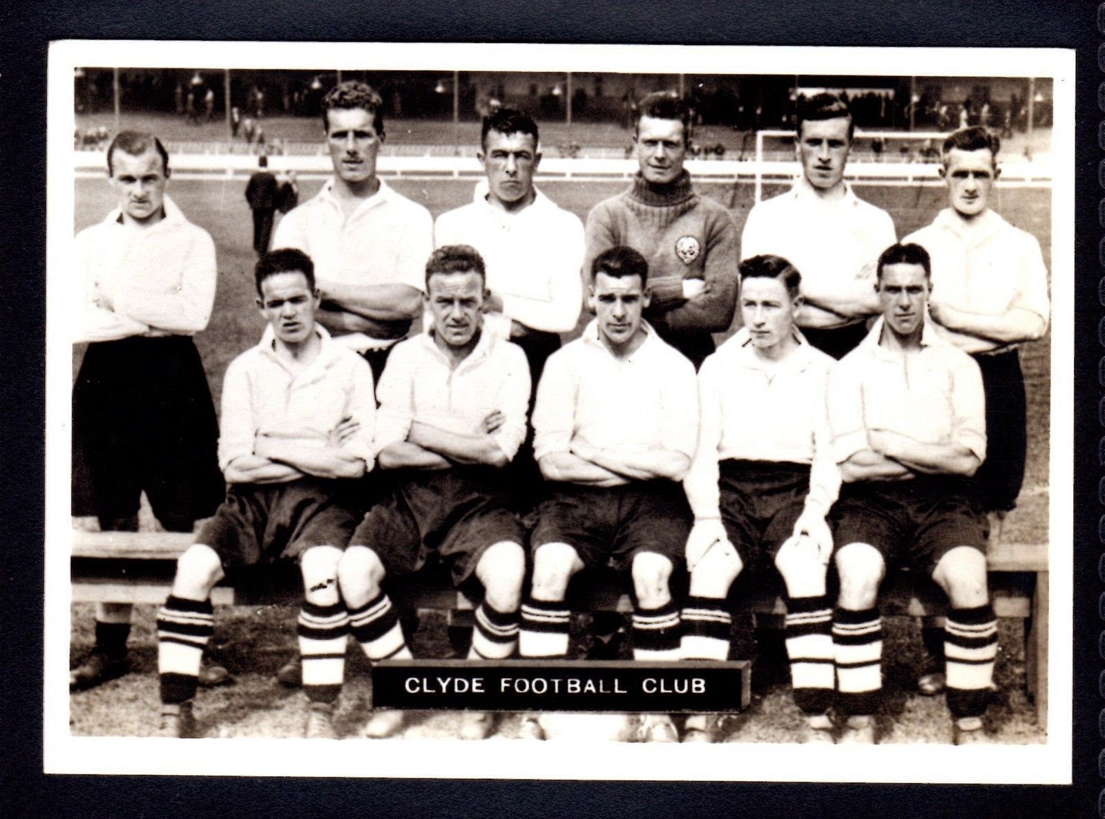 Old Scottish Football Clyde 1936