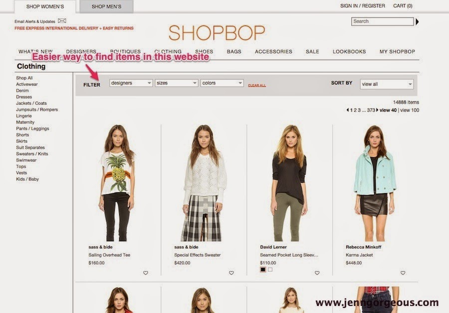 My shopping experience with Shopbop