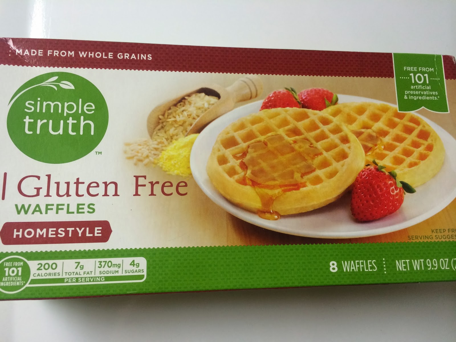 jessi's gluten free world frozen waffles at kroger