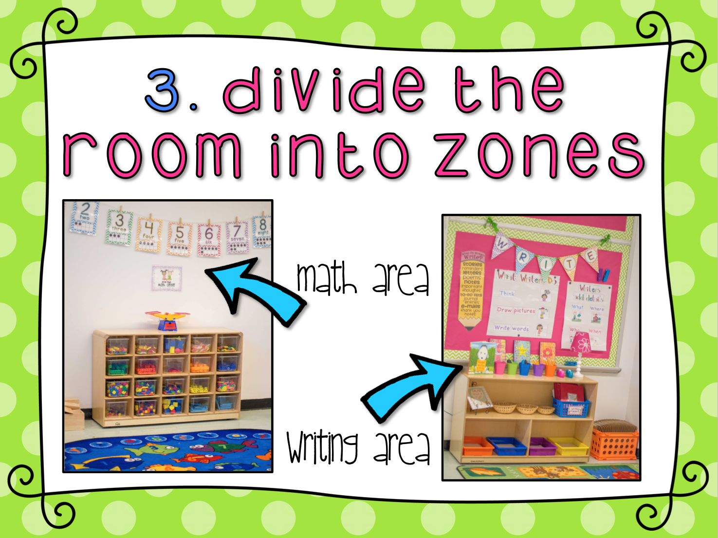 Mrs. Ricca's Kindergarten 5 Steps to Setting Up Your Classroom
