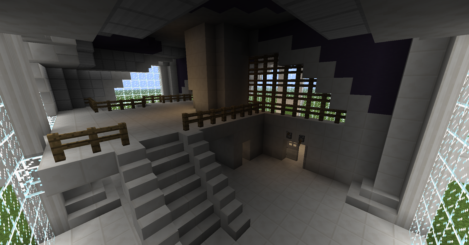 Fr minecraft: immeuble moderne blanc à télécharger