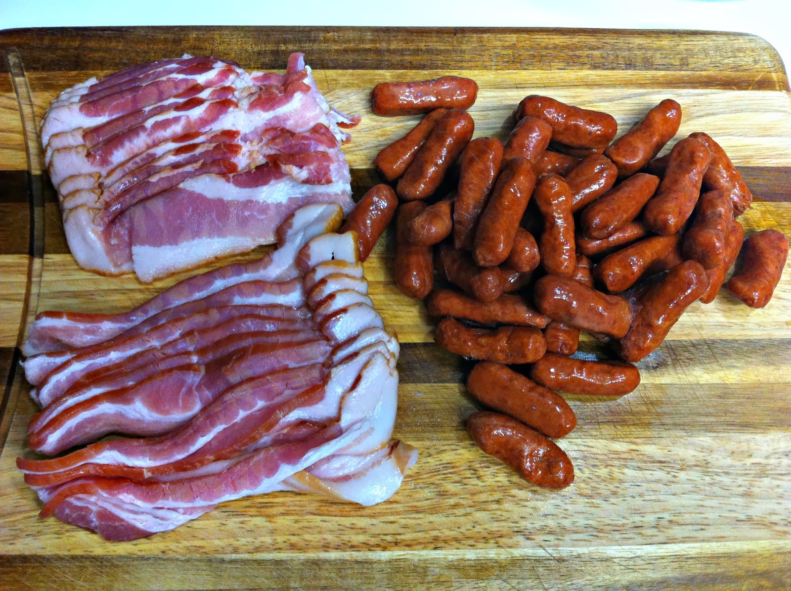 A Bountiful Love Bacon Wrapped Weiners