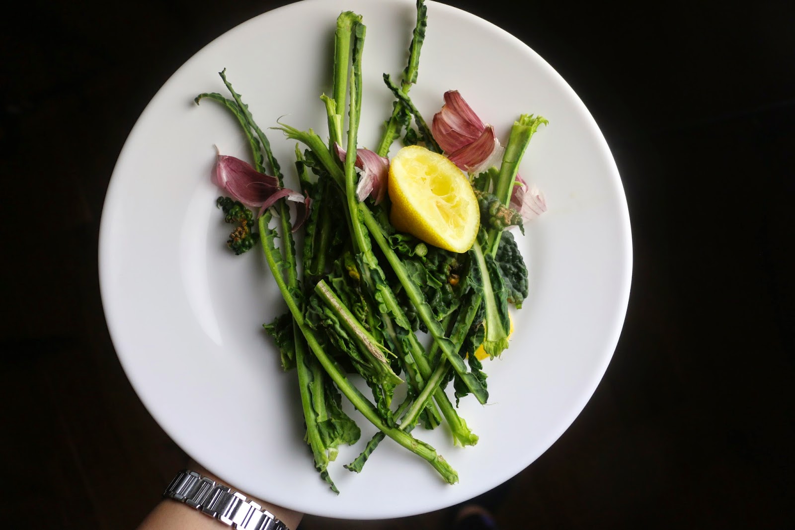 Spaghetti with Lemon Cavolo Nero Pesto