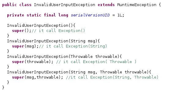 Implement Custom Exceptions in Java: Why, When and How