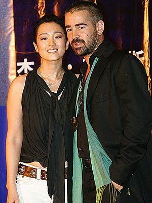 Colin Farrell with Wife