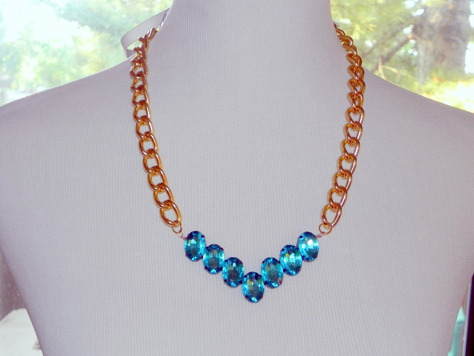 Smart n Snazzy DIY Rhinestone Statement Necklace
