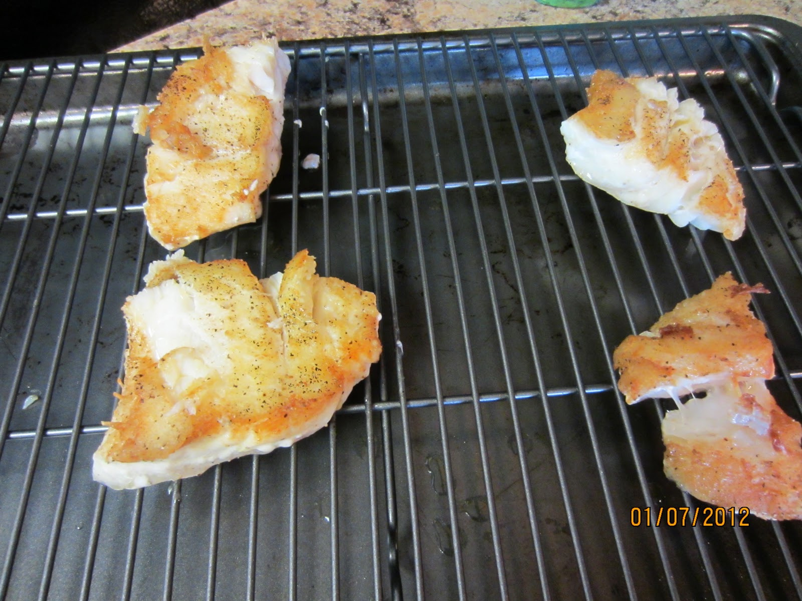 Easy Peasy PanFried, OvenRoasted Grouper + Asparagus