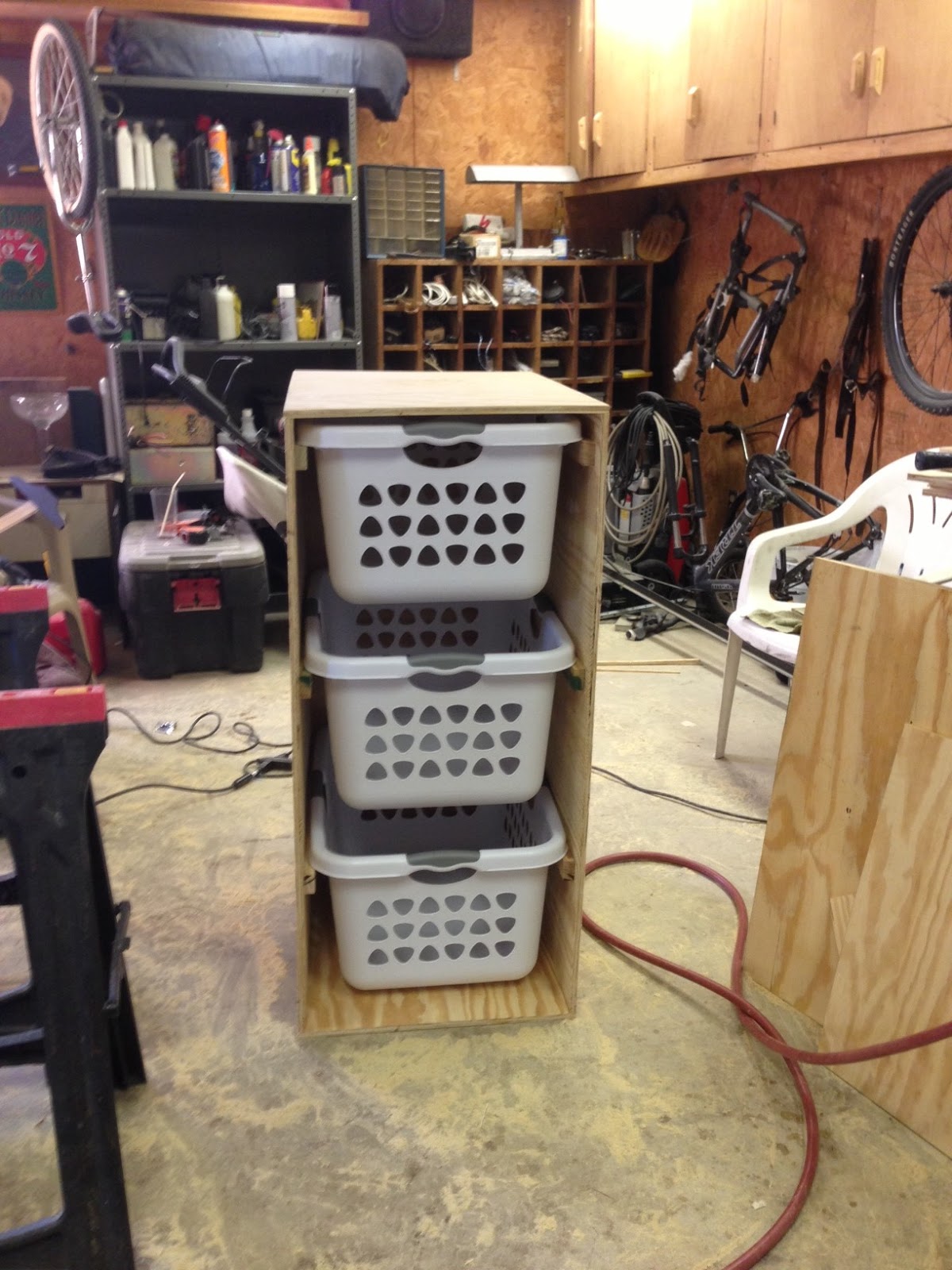 Wilker Do's DIY Laundry Basket Holder