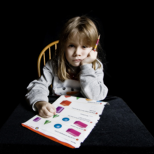 I always my homework in the evening 08 picture