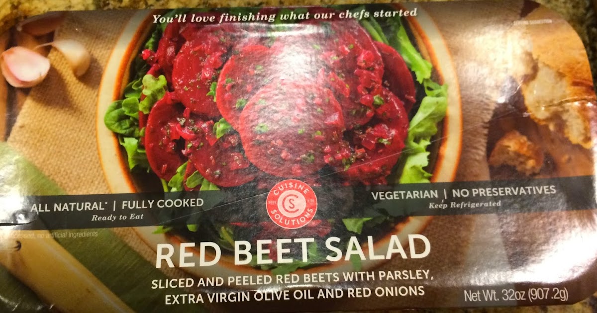 TASTE OF HAWAII CUISINE SOLUTIONS RED BEET SALAD FROM COSTCO
